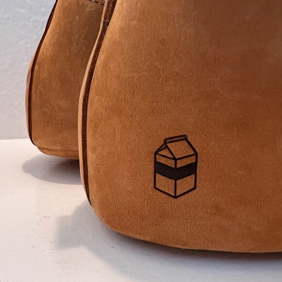 NWOT - LA LECHE Mens Suede House Slippers - Handmade - Size 7.5 - Picture 2 of 14